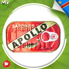Sardines Apollo dans huile vegetable riche en omega 3 90g